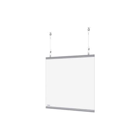 Testrite Instrument Co GEC 153; Hanging Cashier Shield, 28"W x 22"H, 2/Pack TT-1976